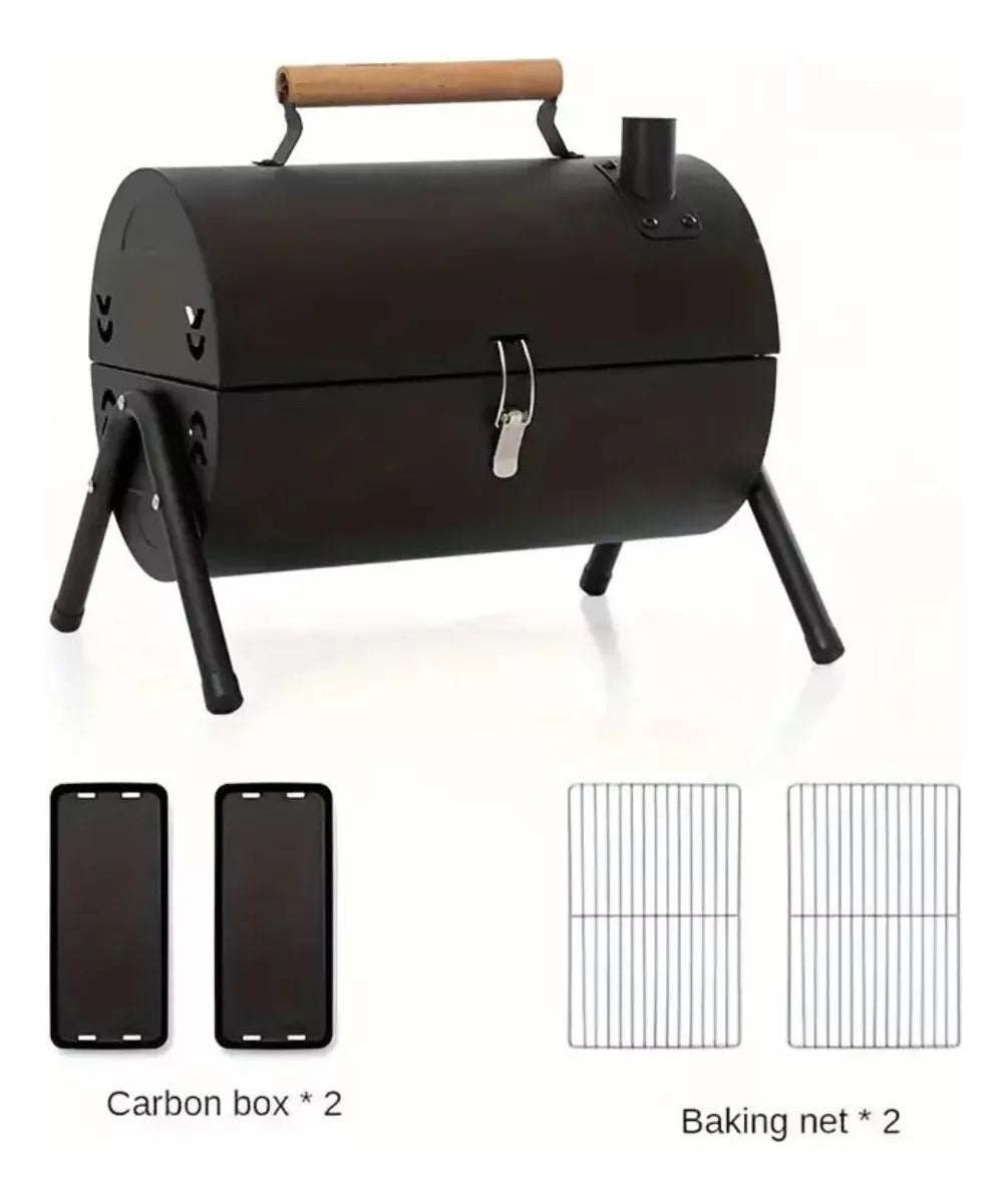 MINI ASADOR A CARBÓN PORTÁTIL