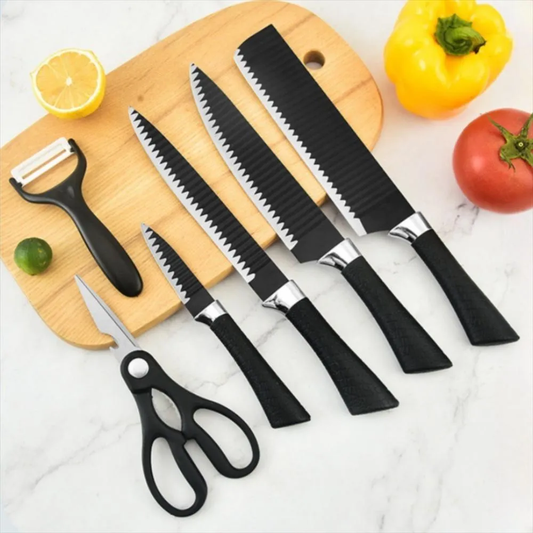 SET DE CUCHILLOS DE 6 PIEZAS